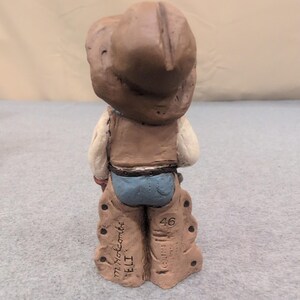 Figurine All God's Children Eli Cowboy Martha Holcombe Édition 1403 46 1985 image 2