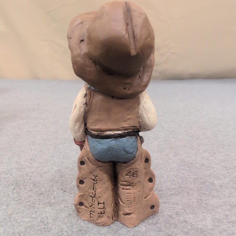 Figurine All God's Children Eli Cowboy Martha Holcombe Édition 1403 46 1985 image 2