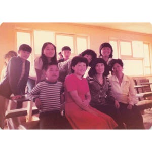 12 Vintage 1980s Osan Air Base Korea USAF Orphanage Visit Photo Lot image 8