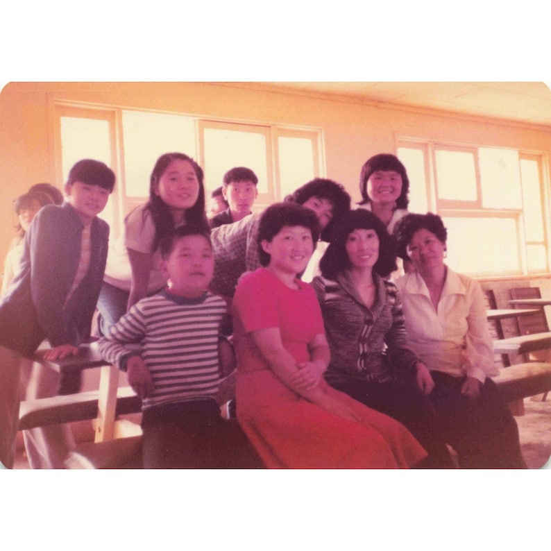 12 Vintage 1980s Osan Air Base Korea USAF Orphanage Visit Photo Lot image 8