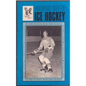 1977-78 Air Force Academy Falcons Eishockeyprogramm Kadetten-Sporthalle CO Bild 1
