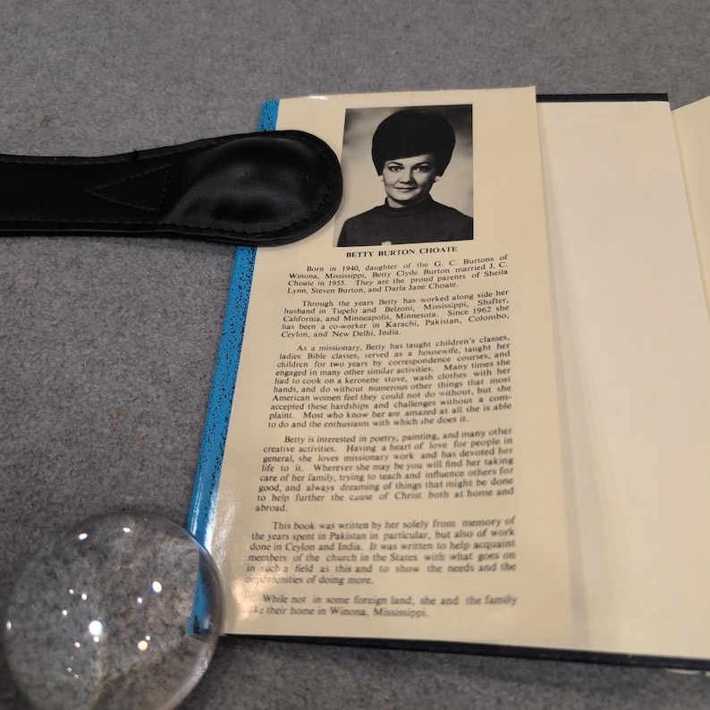 First Steps in Faith Betty Burton Choate 1981 3rd Ed Hardcover Missions Memoir image 2