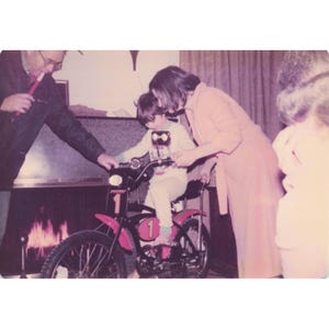 Vintage 1970s Christmas Family Home Photos Lot of 16 Fireplace Tree Toys image 12