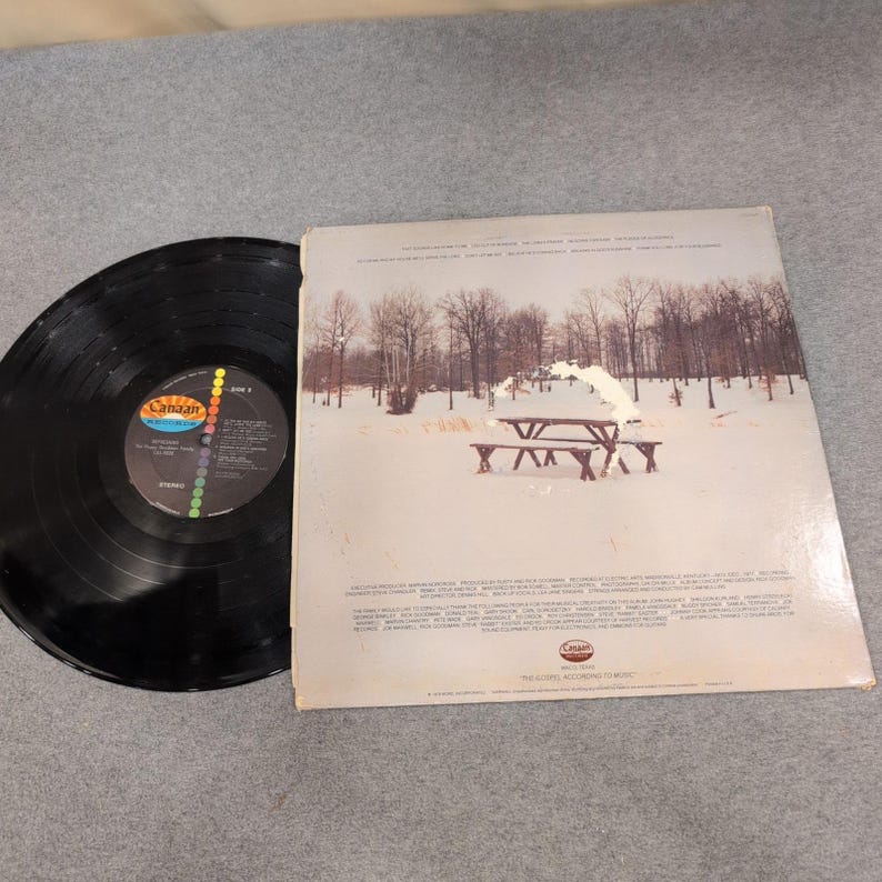The Happy Goodman Family Refreshing Vinyl LP Canaan Records CAS-9828 Gospel 1978 image 2