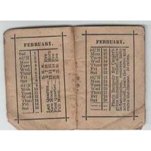 Hazeltine's Pocket Book Almanac 1896 Piso Co Antique Advertising Quack Medicine image 3