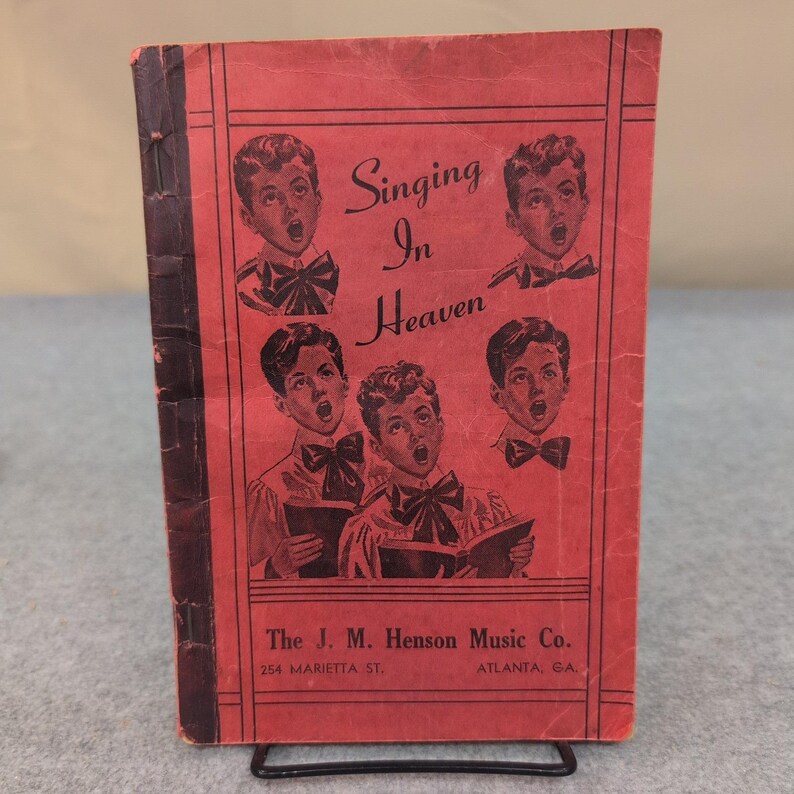 Vintage 1957 Singing In Heaven Sacred Songs Hymn Book J. M. Henson Music Co. image 1