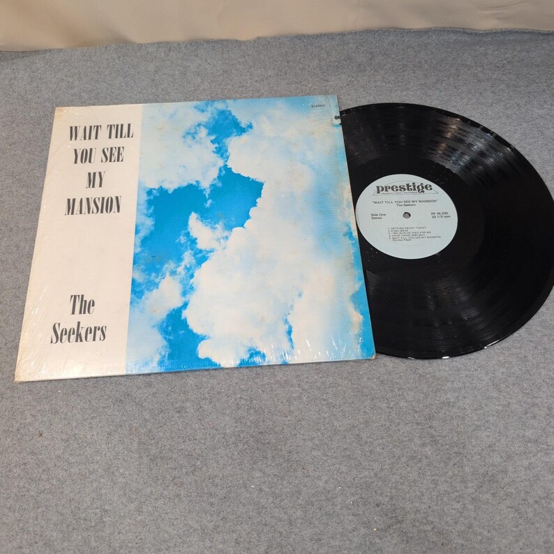 The Seekers Wait Till You See My Mansion Vinyl LP Prestige Records PP 76-230 image 1