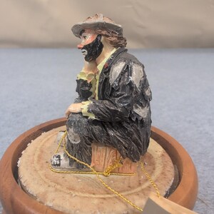 The Emmett Kelly Jr Collection Sad Clown Figurine Exclusively Flambro Sitting image 3