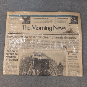 The Morning News Wilmington Delaware December 2 1980 Vintage Newspaper 80s News image 1