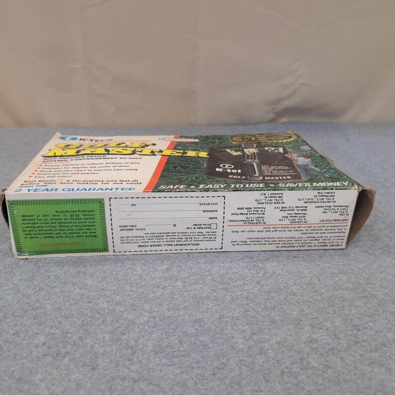 Vintage K-Tel Golf Master Portable Driving Range Practice Device 1976 Model 7400 image 2