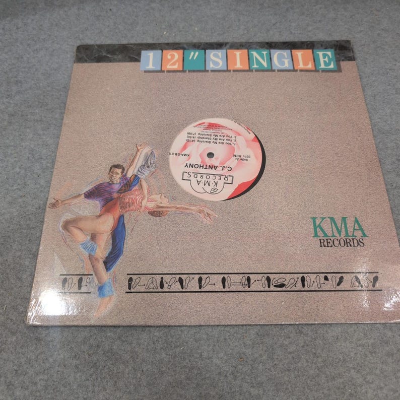 C.J. Anthony You Are My Starship She's Mine 12 Inch Vinyl Single 1989 KMA-GB-019 image 1