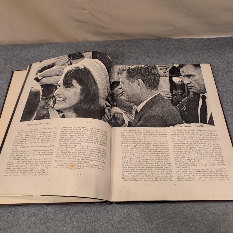 La fiaccola è passata Storia Morte di un presidente 1963 Libro John F Kennedy JFK HC immagine 5