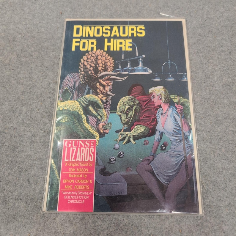 Dinosaurs For Hire Guns N Lizards Graphic Novel Tom Mason Eternity Comics VG+ image 1