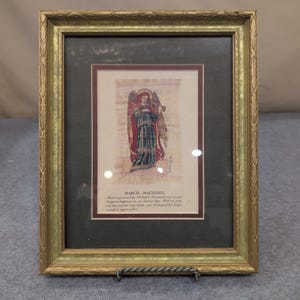 March Machidiel Angel Art Print Framed Wall Decor 12" × 9.5" image 1