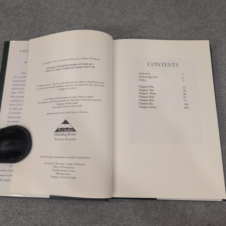 A Medical School Is Born Robert Straus University of Kentucky History Book 1996 image 2