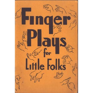 Finger Plays for Little Folks David C Cook Publishing Religious Booklet VG- image 1