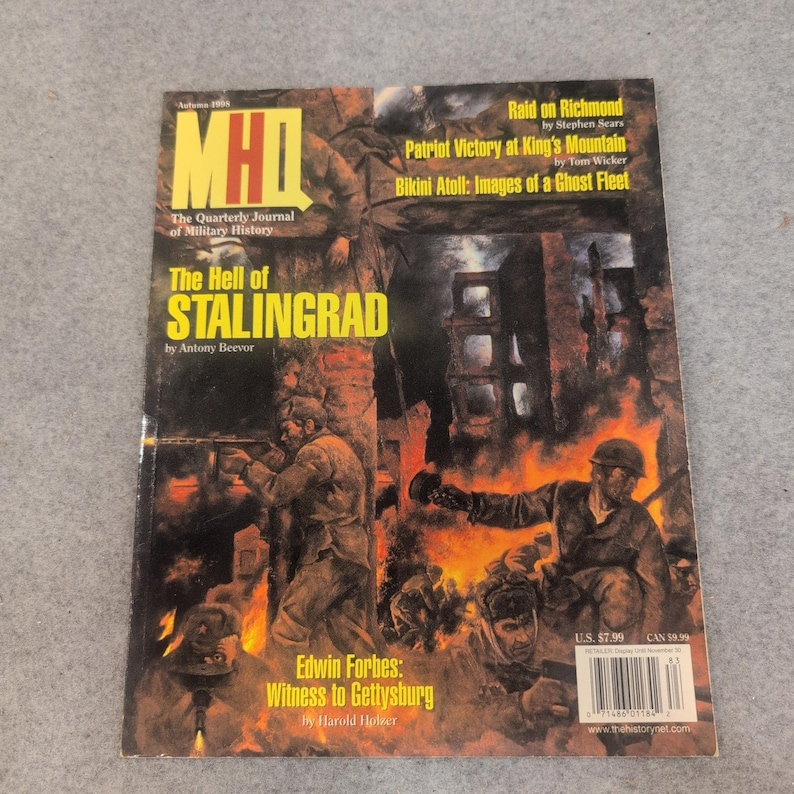 Revista trimestral de historia militar MHQ, lote de otoño de 1998 e invierno de 1999. imagen 1