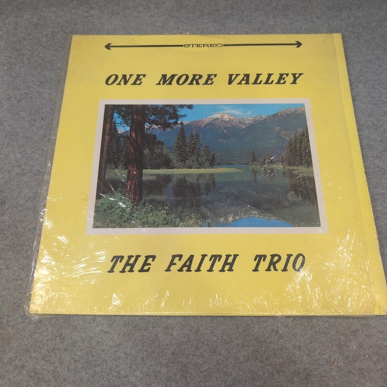 The Faith Trio One More Valley Vinyl LP Prestige Productions 90709A Gospel Recor image 1