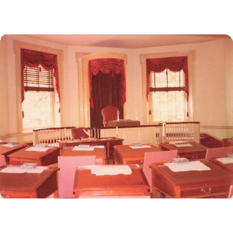 Vintage 1974 Philadelphia Independence Hall Rising Sun Chair Photo Lot 24 image 17