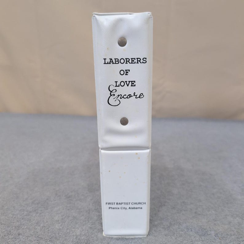 First Baptist Church Phenix City Alabama Laborers of Love Encore Cookbook 1992 image 2