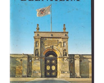 Blenheim Palace Woodstock Oxfordshire Vintage illustrerad souvenirguidebok
