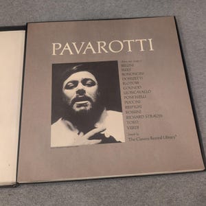 Luciano Pavarotti Arias and Songs 3 LP Vinyl Box Set London 80-5635 Classical image 2