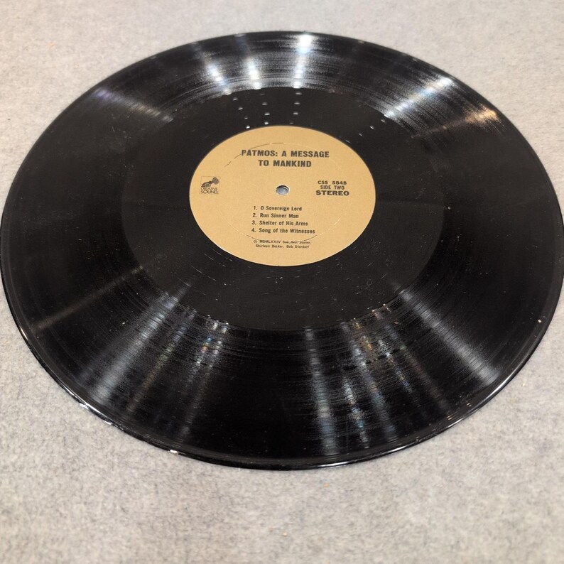 Patmos A Message To Mankind 2LP Vinyl Record 1974 Creative Sound CSS 584 VG image 6