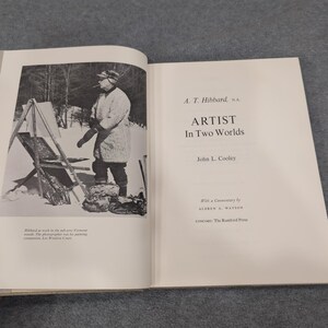 A T Hibbard NA Artist in Two Worlds Book First Edition 1968 John L Cooley image 2