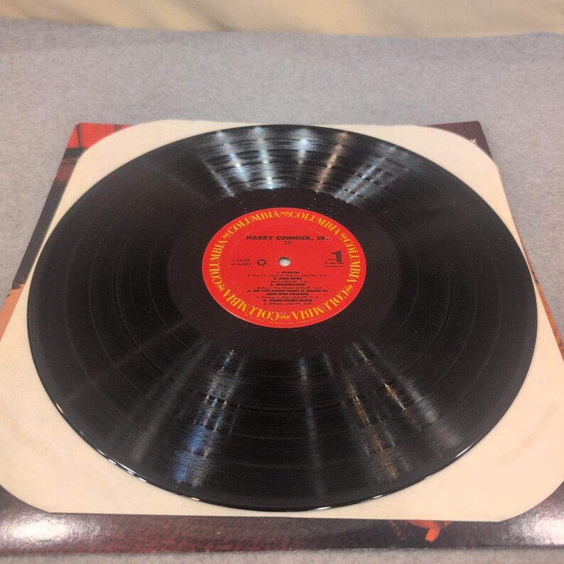 Harry Connick Jr 20 Vinyl LP Album 1988 Columbia C 44369 Promo Gold Stamp VG+ image 4