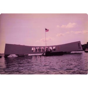 Vintage 1970s Pearl Harbor USS Arizona USS Utah Memorial Photos Lot of 13 Bell image 13