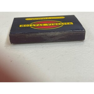 Victoria Station Matchbox San Francisco Restaurant Prime Rib Potable Spirits image 2