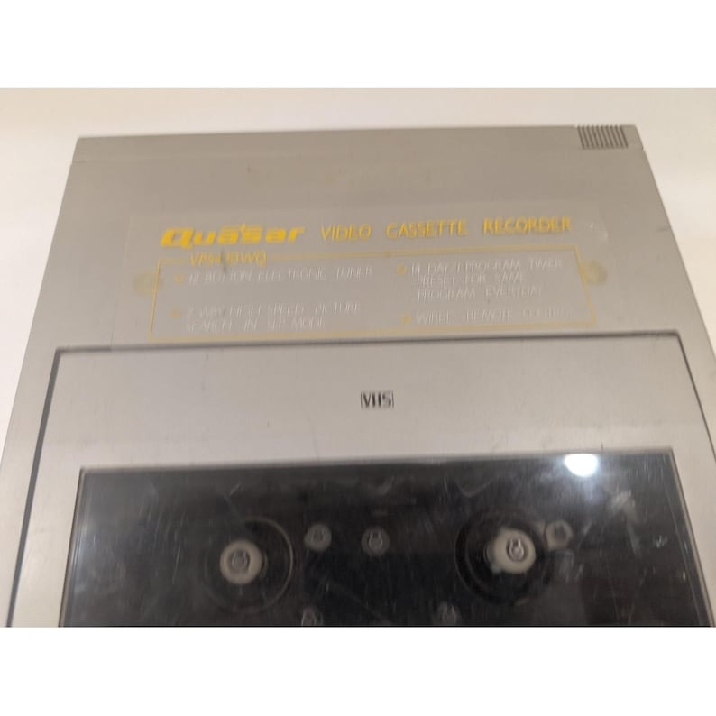 Quasar VP5430WQ ポータブル VCR ビデオ カセット レコーダー プレーヤー ビンテージ レア モデル! 画像 4