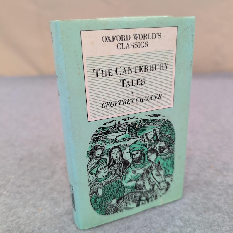 The Canterbury Tales Geoffrey Chaucer Oxford World's Classics Avenel Hardcover image 1