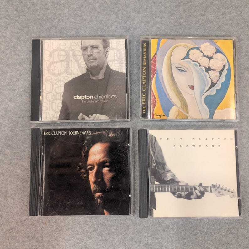 Eric Clapton CD Lot 4 Slowhand Layla Journeyman Clapton Chronicles Best Of image 1