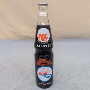 Vintage 1979 RC Cola Sunbelt Agricultural Exposition Souvenir Bottle 16oz Sealed image 1