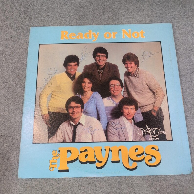 The Paynes Ready or Not Vinyl LP WindChime Records WC 5004 Southern Gospel 1982 image 1