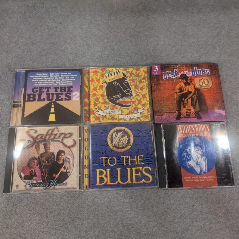 Lotto di 6 CD di musica blues: Tinsley Ellis, Saffire, Antone's Women Get The Blues 2 immagine 1