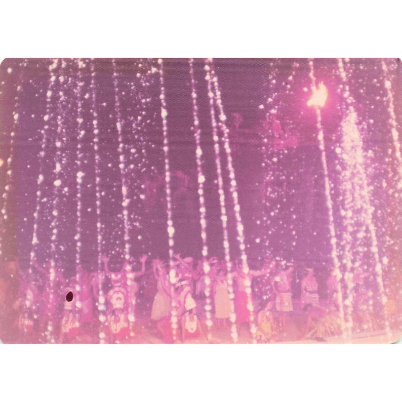 Vintage Polynesian Cultural Center Hawaii Night Dance Photos Lot of 3 image 1