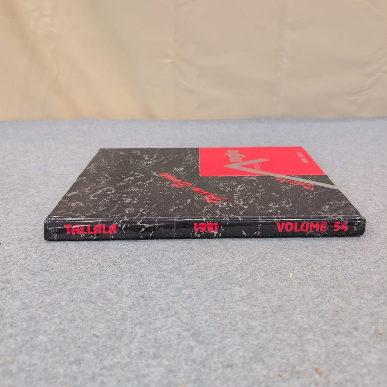 1991 Talladega High School Yearbook Tallala Volume 54 Alabama Hardcover VG+ image 2