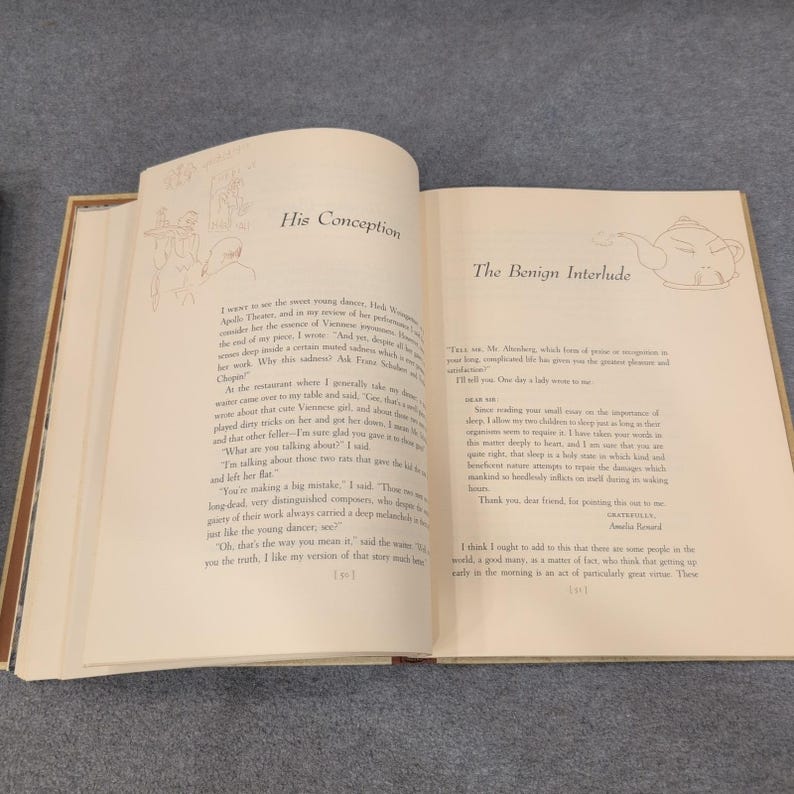 Alexander King Peter Altenberg Evocations of Love 1960 First Printing Slipcase image 6