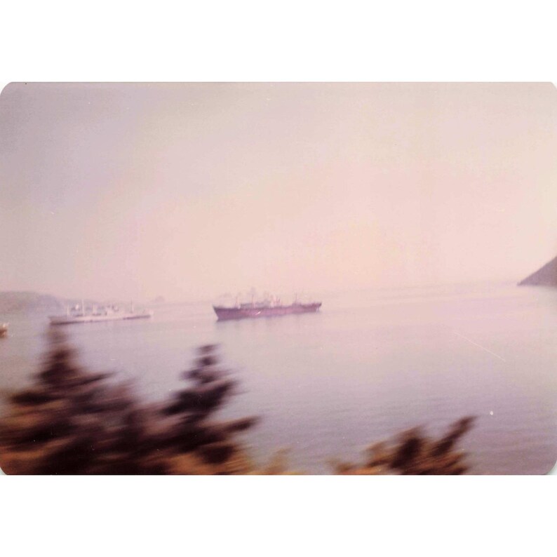 7 Vintage 1977 South Korea Photos USAF Aircraft Military Museum Ships Coast image 5