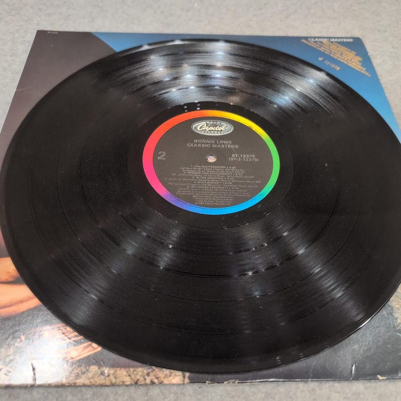 Ronnie Laws Classic Masters Vinyl LP 1984 Capitol ST-12375 Promo Gold Stamp VG image 6