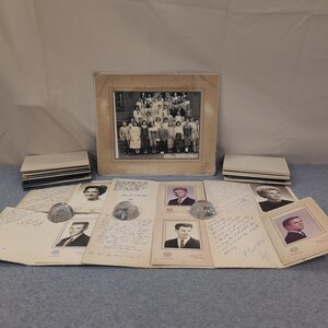 VTG Westfield High School 1963 Portrait Lot & 1950s Class Photo Massachusetts image 1