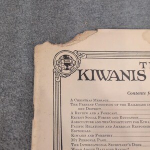 Vintage December 1925 The Kiwanis Magazine Kiwanis International Chicago IL image 2