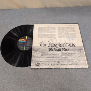 The Inspirations We Shall Rise Signed Vinyl LP Canaan Southern Gospel image 2