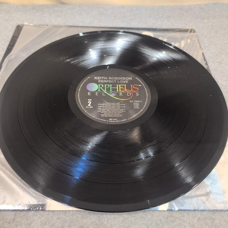 Keith Robinson Perfect Love Vinyl LP 1989 Orpheus Records D1-75611 Jazz Fusion image 5