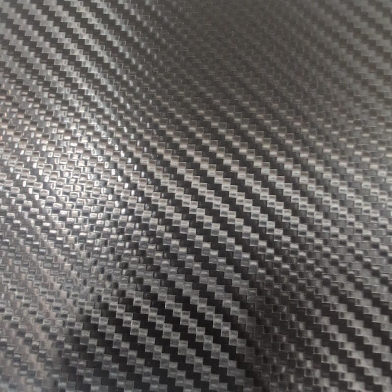 3 Meter Wrap Serie 2080 Black Carbon Fiber CFS12 Vinyl Detailing Strips Bild 2