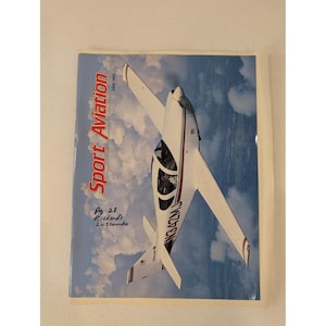 Sport Aviation Magazine June 1992 Aircraft + Signed Editor Letter to Contributor image 1