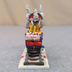 The Simpsons Christmas Express Smoking Car Patty Selma 2003 Sculpture 0454 image 2