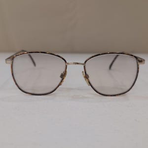 Vintage Titmus TOR Z87 Eyeglasses Frames Tortoise Gold Tone Classic Style Safety image 2